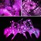 Valentine's Day 12 Pack Pink Led Fairy Lights Battery Operated String Lights Waterproof Silver Wire 7 Feet 20 Led Firefly Starry Moon Lights for DIY Wedding Party Bedroom